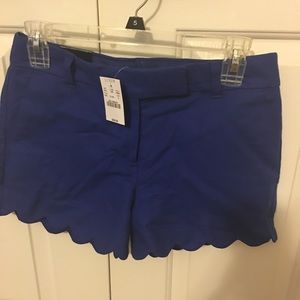 J Crew Scalloped Shorts